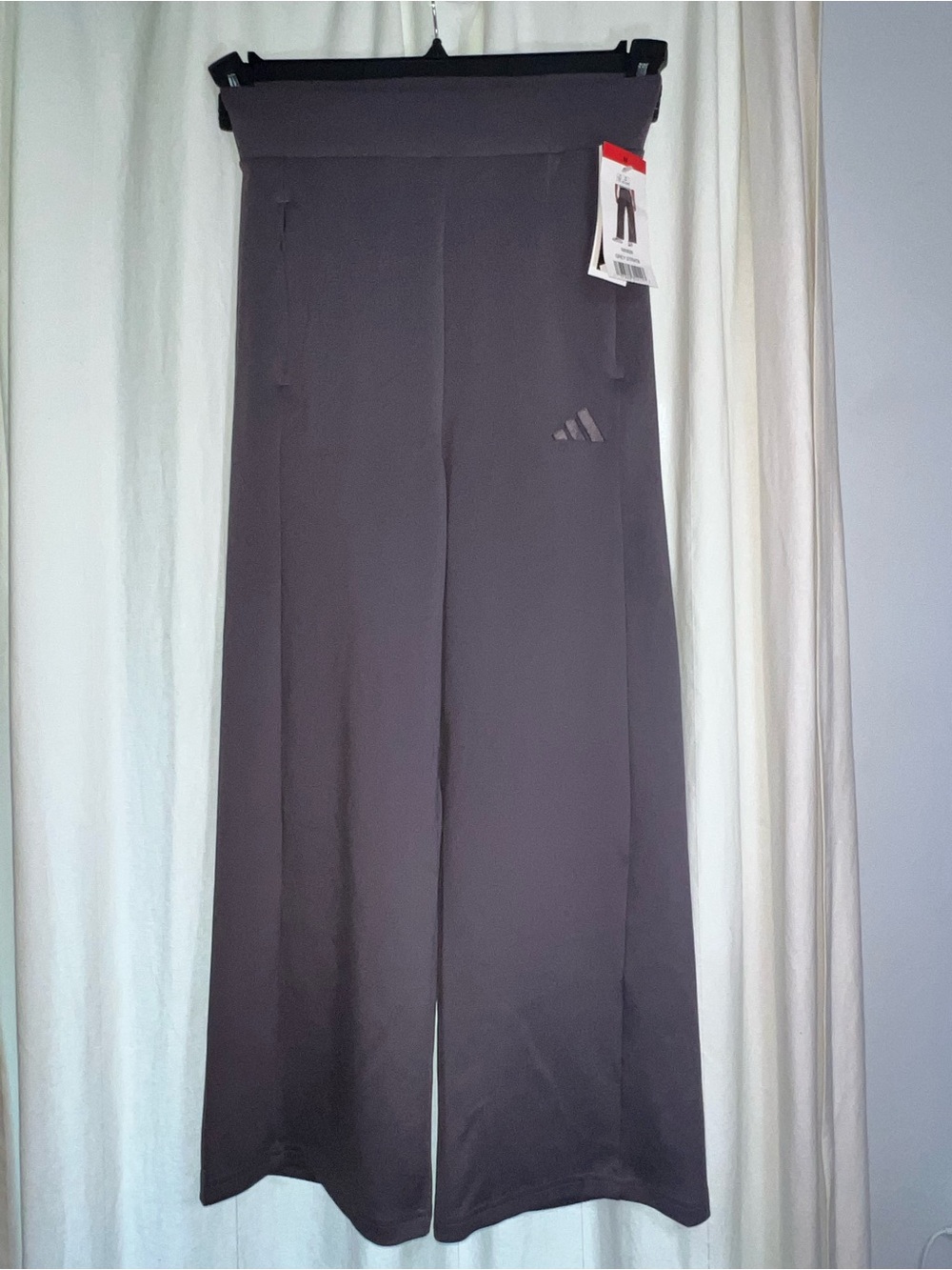 adidas Grey Strata Wide-Leg Pants